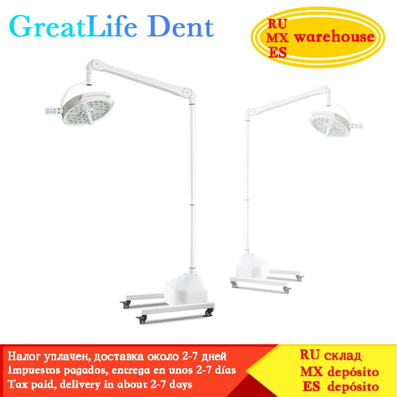 Dental Led Light Fashion Design Movable Operation Standing Dental Light Dental Led Light