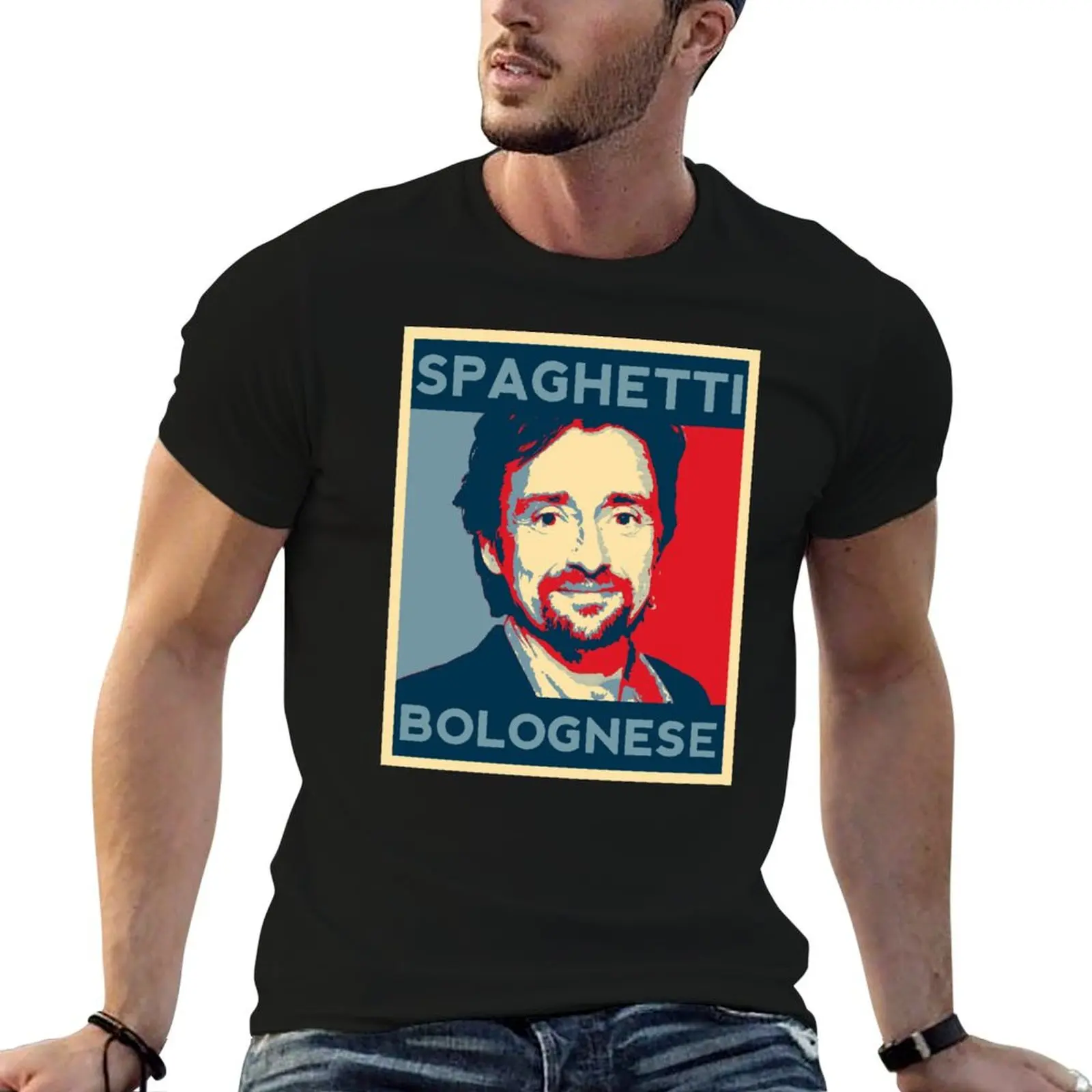 spaghetti bolognese Richard Hammond - Hamster T-Shirt cotton tshirt 100% t shirt man cotton T-Shirt
