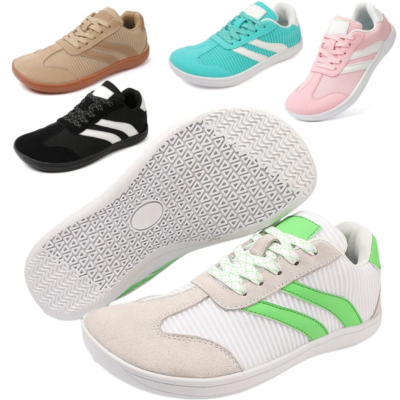 

Обувь для ходьбы босиком для мужчин и женщин, минималистичные кроссовки с широким носком и нулевым перепадом высоты, нескользящие дышащие кроссовки для тренажерного зала и походов