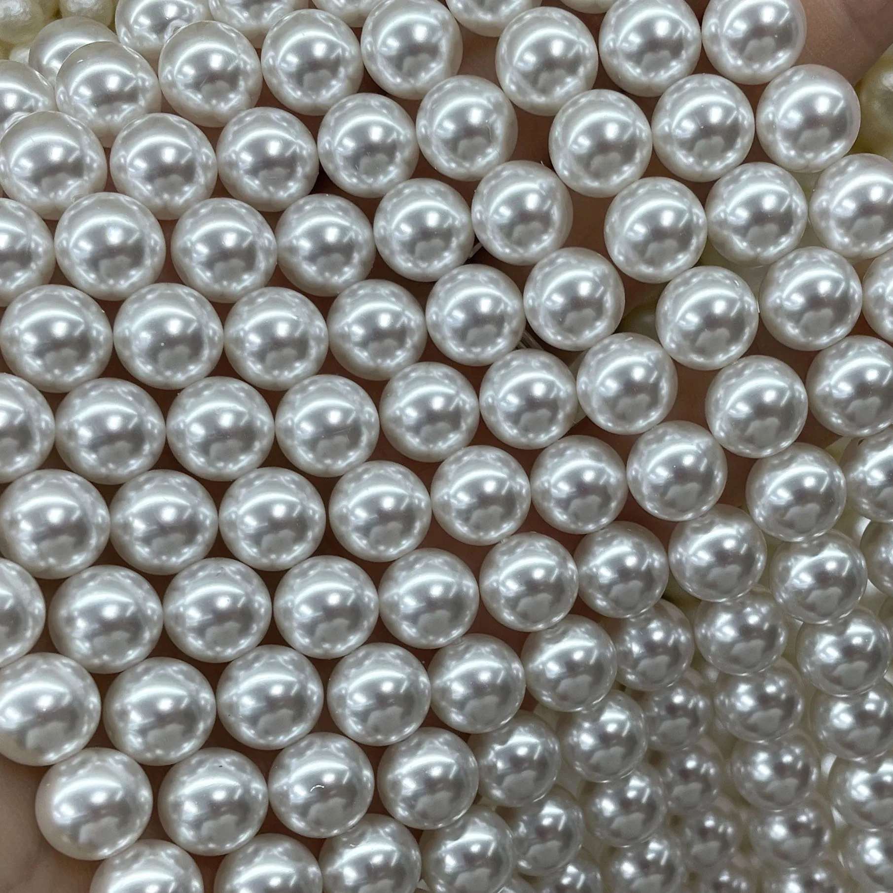 Natural White Shell Mother Pearl Faceted Drop Rice Oval Rondelle Spacer Loose Beads For Jewelry Making Diy Necklace Bracelets
