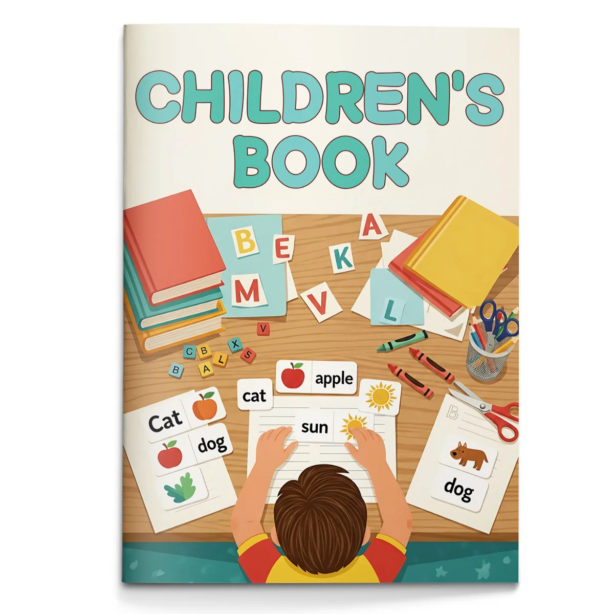 Children’s Early Learning Book Fun Illustrated Workbook to Learn Letters Words and Phonics Build Vocabulary Reading Confidence