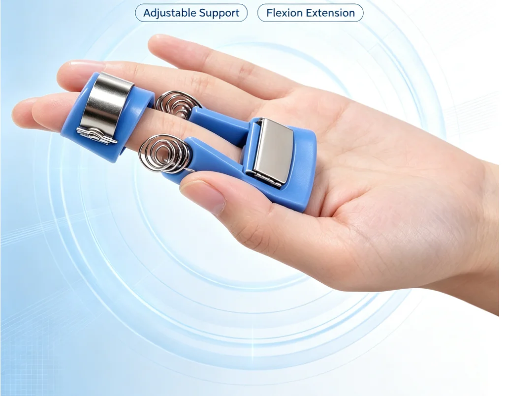Finger Joint Training Splint Functional Orthosis Stroke Hand Rehabilitation Device for Finger Spasm Fracture Flexion Extension