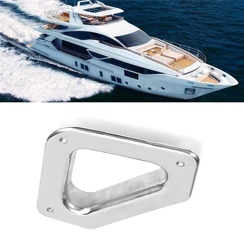 

B93B-Triangular Ship Fairlead,Stainless Steel Ship Mooring Hole High Strength Hawse Fairlead Boat Hardware Assembly Parts