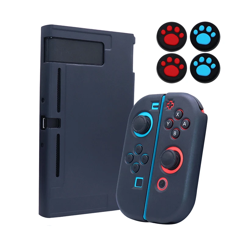 Casing Pelindung TPU Lembut untuk Nintendo Switch NS Pengendali Konsol Gamepad Joy Con Casing Kulit Sampul Penuh Aksesori Video Game