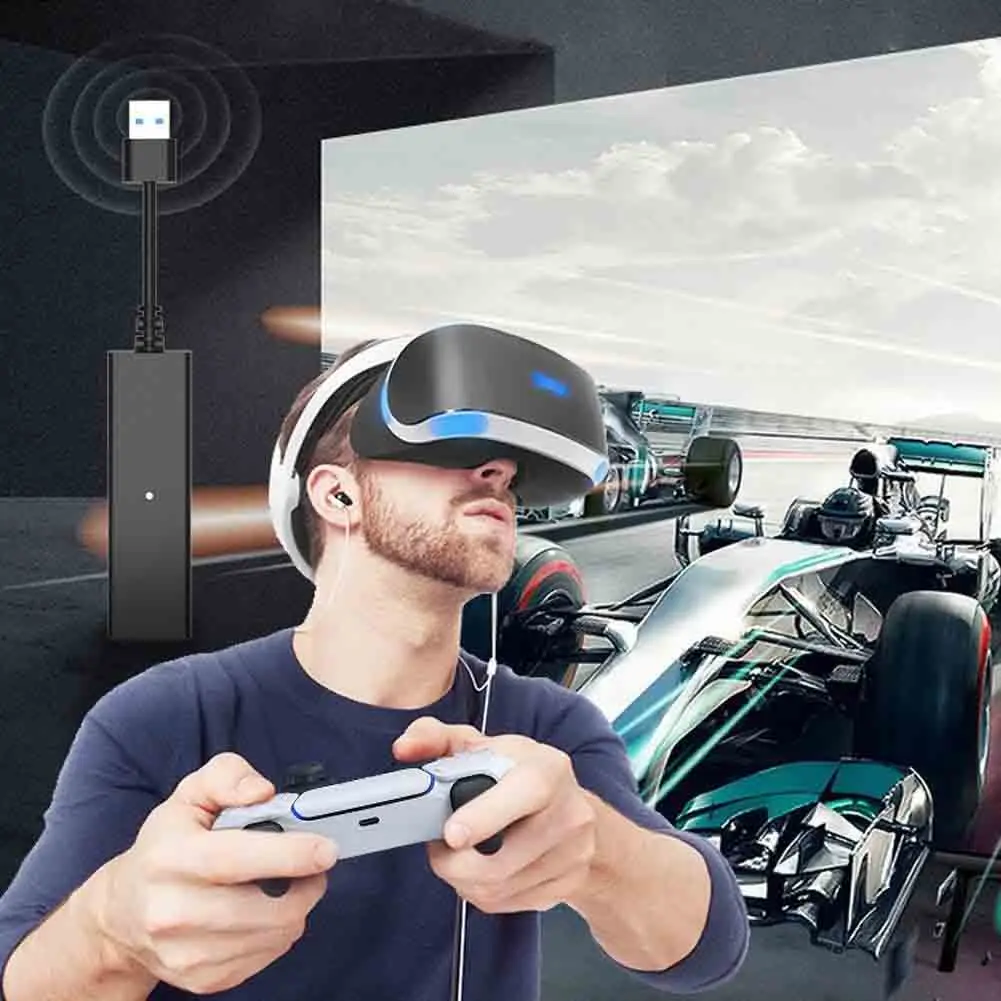 محول كاميرا PS VR Mini للعب PS VR على محول كابل محول PS5، PS4 PSVR إلى PS5