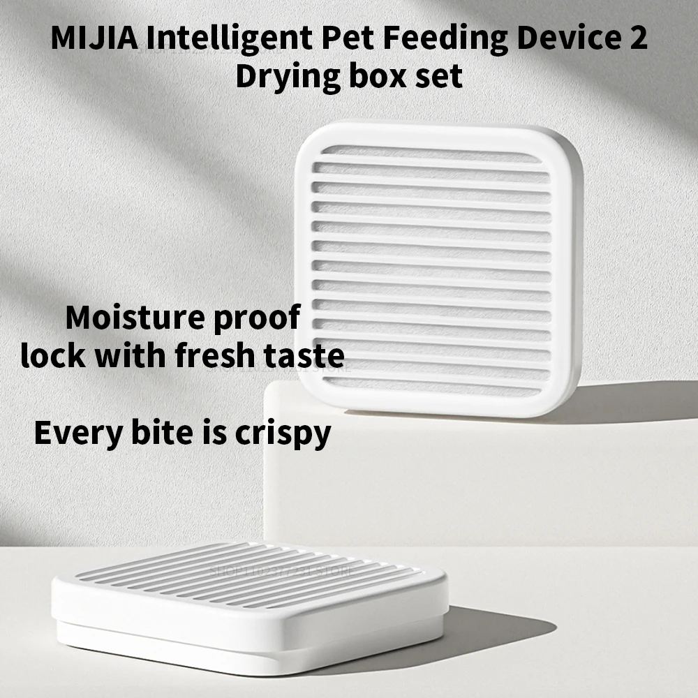 Original Xiaomi Pet Feeder 2 Drying Box Moistureproof Freshness Locking Dehumidifying Desiccant For Pet Food Work For Mihome App