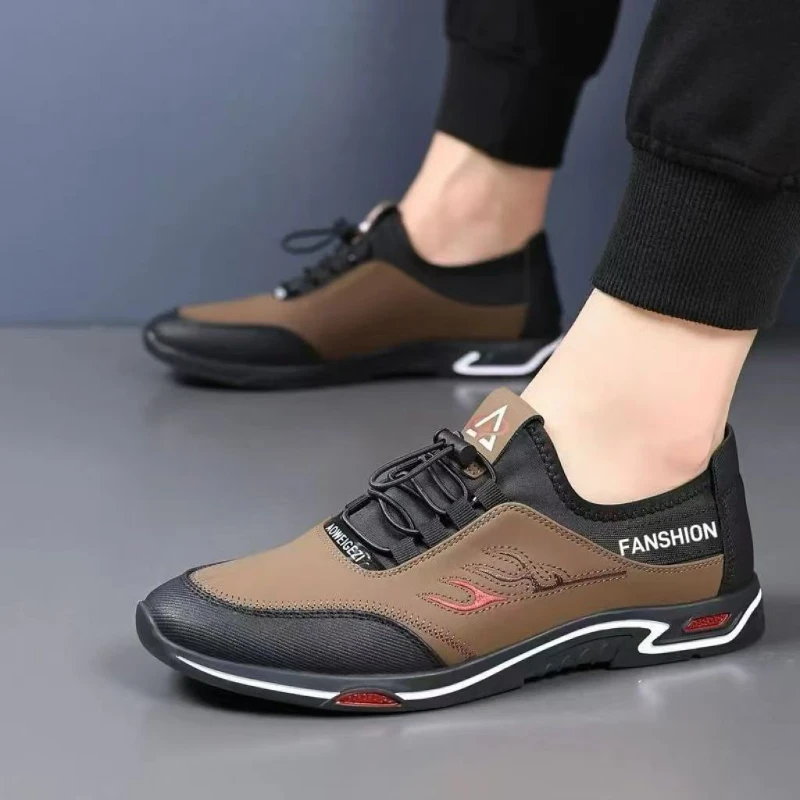 Lightweight Men's Running Shoes Soft Soled Men Casual Shoes Comfortable Lazy Slip on Male Flats New Men Sports Erkek Ayakkabı