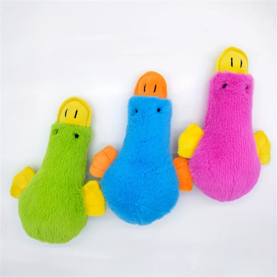 Plush Duck Audio Toy Cats Interactive Game Product Dog Chewing Cleaning Teeth Anti Bite Accessories Pet Supplies Accessories