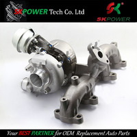 Turbo for Ford Galaxy 1.9 TDI  115HP/85KW 1.9L AUY/AJM New Turbocharger GT1749V(S2) 713673 Turbine 038253019DV For VW 1.9 TDI