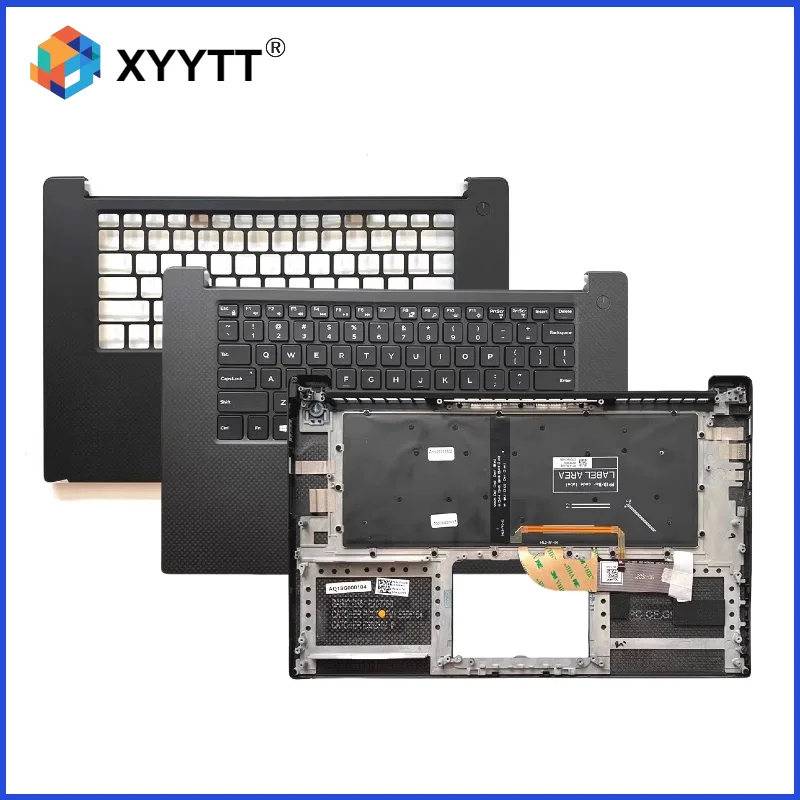 

Новый ноутбук для XPS 15 9550 Precision 5510 M5510 P56F, крышка упора для рук, верхний корпус C, клавиатура с американской подсветкой