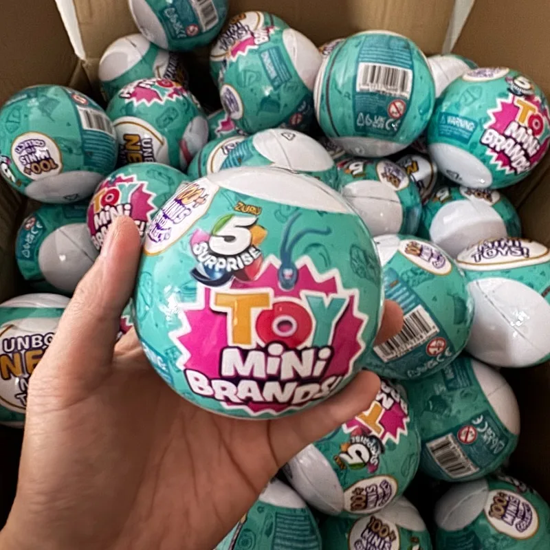 

Миниатюрные фигурки Surprise Ball Mini Brands, тележка для супермаркета, закуски, загадочная коробка-сюрприз, коллекционные украшения, подарки