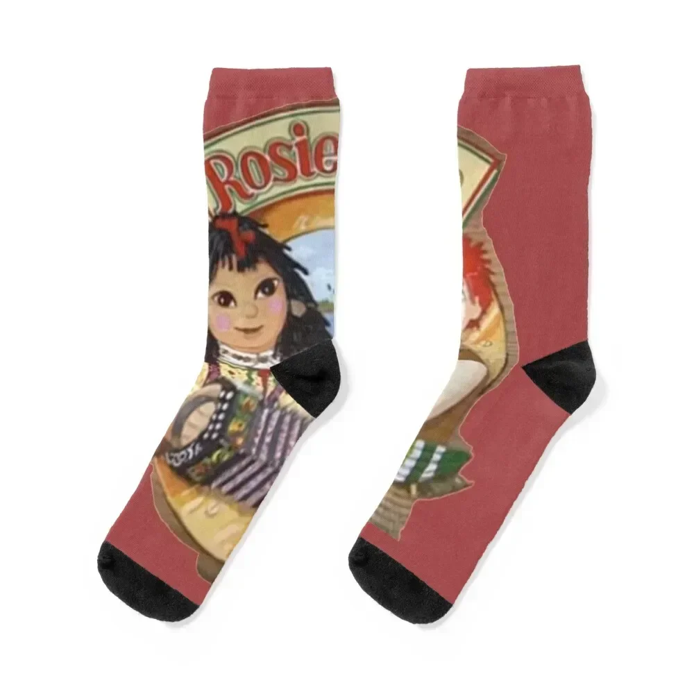 

Rosie and Jim Vintage Childrens TV Socks with print winter Run crazy Designer Man Socks Women's