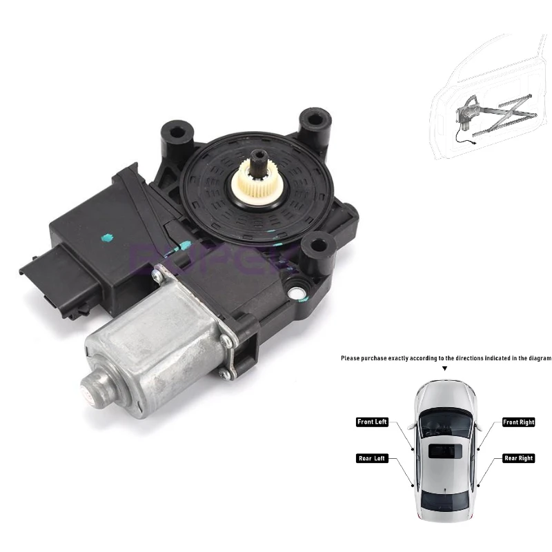 

BUPEK Rear Right Power Window Motor 6Pin for 2013-2019 Kia Ceed Electric Glass Regulator High Quality 83460A2010
