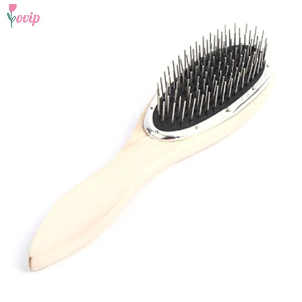 1 Pc Plastic Wood Steel Tooth Comb Wig Hair Brush Anti-Static For Mannequin Head Combs Hairdressing Tool Top Quality