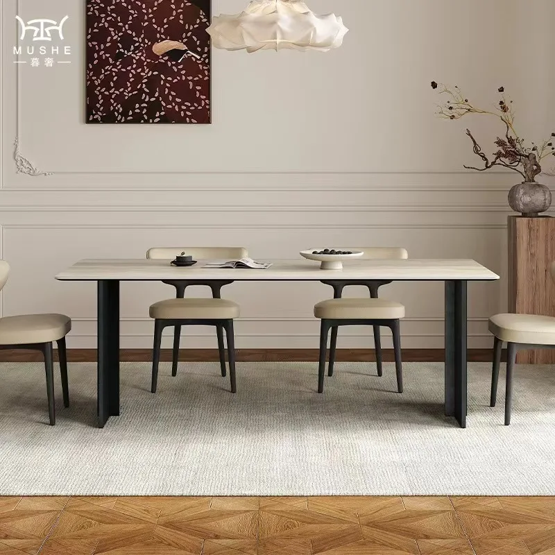 Picture 3: Medieval simple travertine rock slab rectangular high-end minimalist household