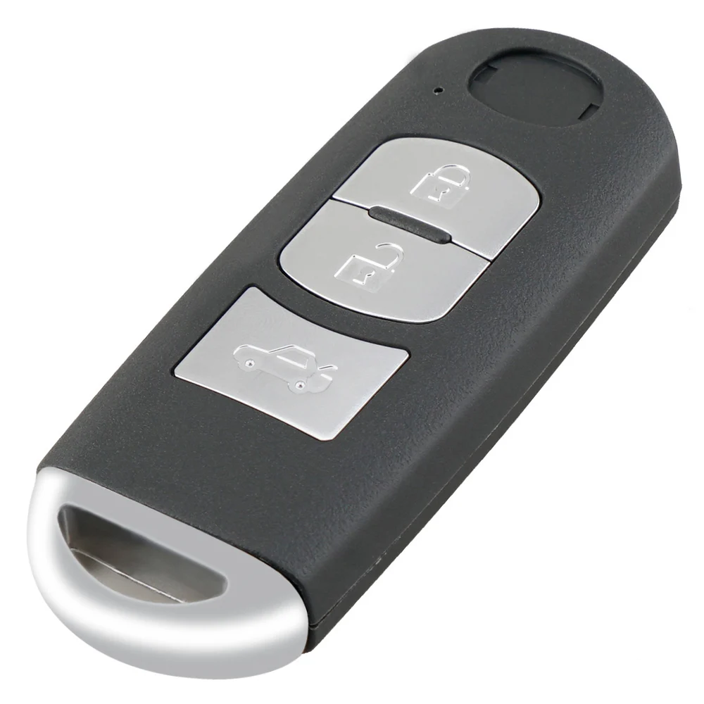 3 Button Car Remote Key Fob Case Shell Fit for Axela Atenza 2015-2018 ID49 Chip SKE13E-01 SKE13E-02 433MHz Smart Key Shell Cover