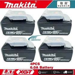 NEW 5.0A/6.0Ah Makita 18V Battery BL1860 Rechargeable Battery 18V Replacement Power Tool Battery For Makita BL1815 BL1860 BL1850