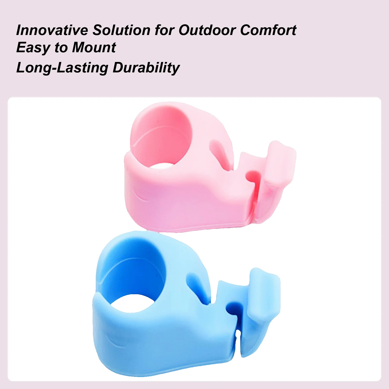 Handheld Fan Clip Holder Outdoor Cooler Fan Holder Fan Clamp Hands Free Tool  For Umbrella Parasol Summer  ﻿