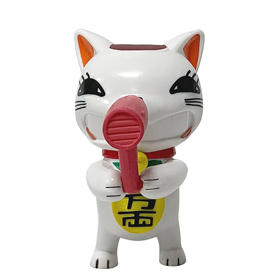 Figura de Anime Dandad Turbo abuela de 9cm, figura de acción periférica de gato Kawaii de PVC, adorno decorativo de escritorio, manualidades, regalos, Juguetes