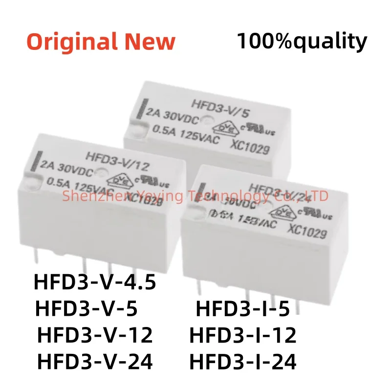 1Pcs/Lot 100% New Hfd3-V-4.5 Hfd3-V-5 Hfd3-V-12 Hfd3-V-24 Hfd3-I-5 Hfd3-I-12 Hfd3-I-24 8Pins