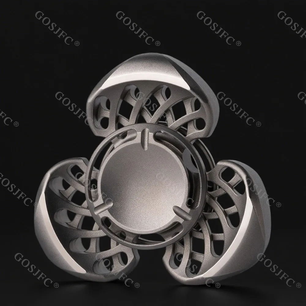 ZacLab Fidget Spinner titane soulagement du Stress jouet gyroscope bureau accessoires Fidget jouets pour adultes