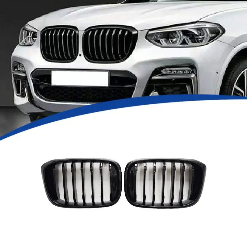 

Car Grille Mesh G01 Single Line Bright Black Grille Original Car Replacement Suitable For BMW X3 2018-2021 Car Mods