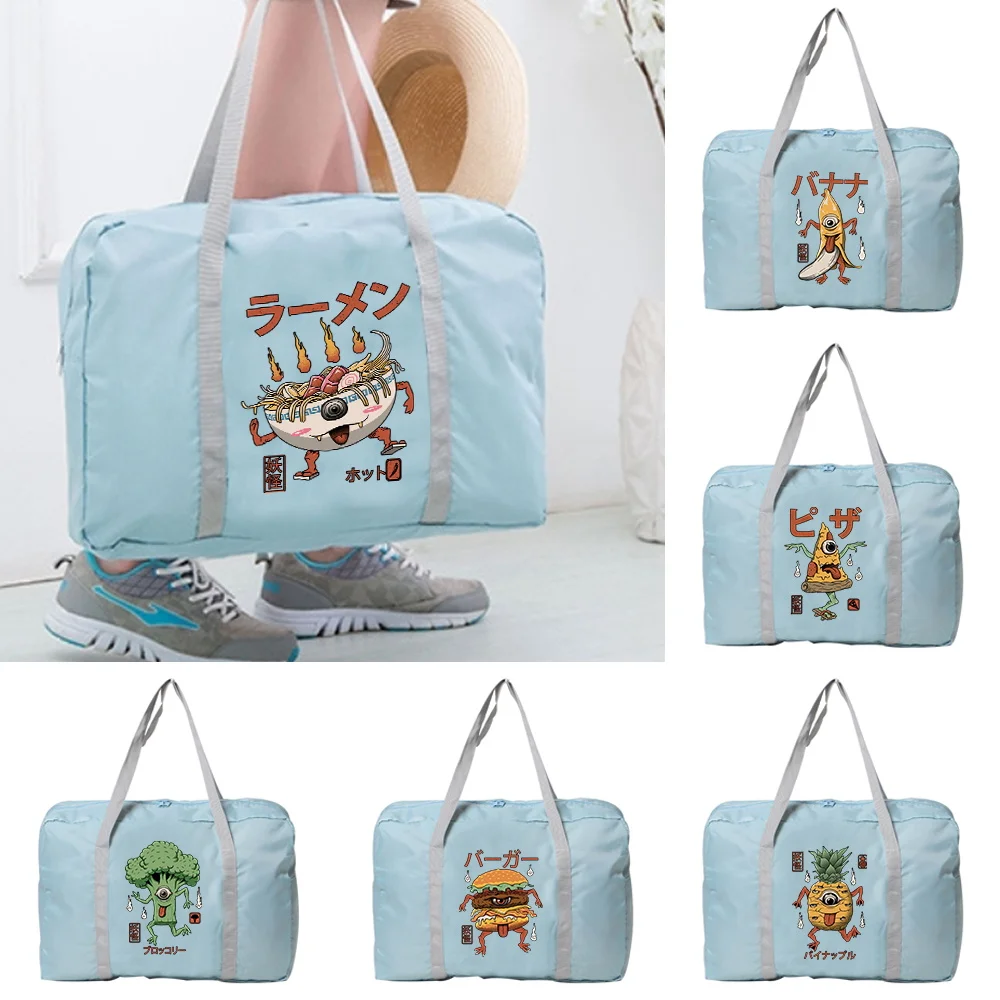 

Minimalist Cute Monster Series Lightweight Travel Handbag Large Capacity Handbag Travel Vacation Fitness Portable Handbags