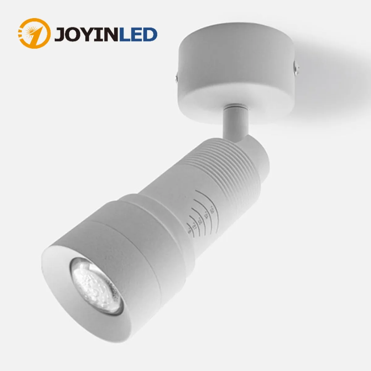 JOYINLED 1/2/5pcs Adjustable Track Spot Light - 7W LED Ceiling Spotlight for Artwork Gallery Retail Display Home Accent Lighting