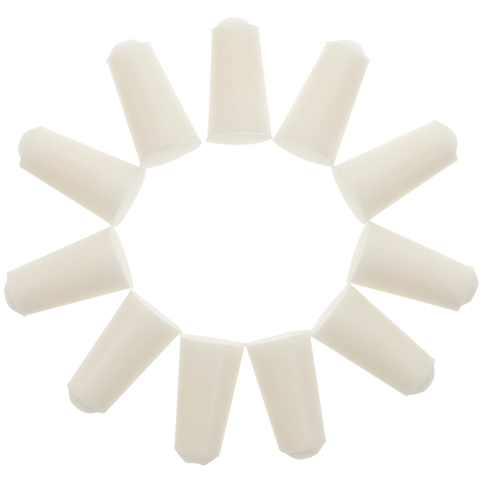 

20 Pcs Test Tube Stopper Silicone Flasks Small Sealing Plugs Transparent Tubes Rubber Tapered Assortment