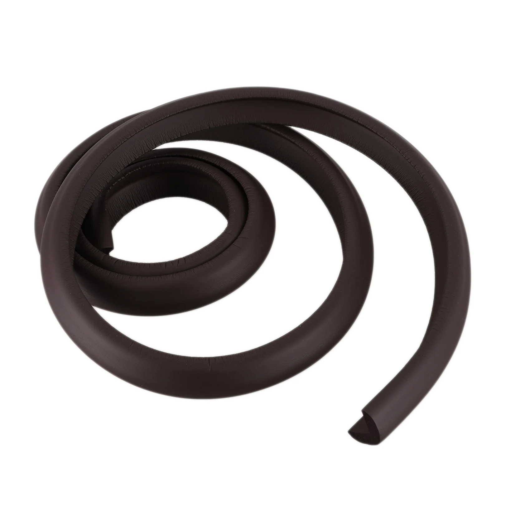 O novo 2x 2m crianças proteção mesa guarda tira bebê borda de vidro móveis horror crash bar (marrom)