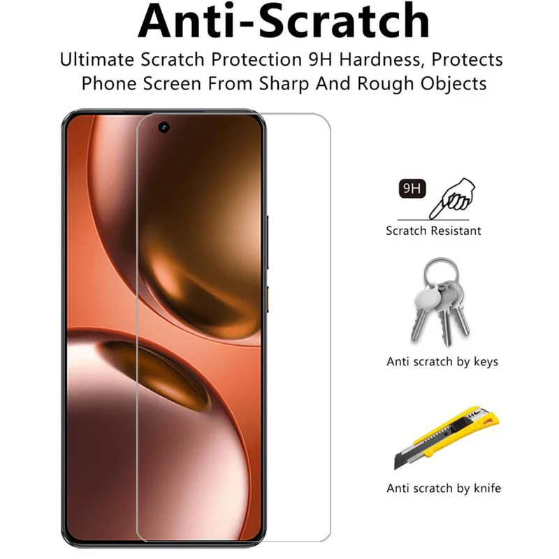 حافظة هاتف من الزجاج المقسى لهاتف Realme gt 7 pro 7t على Real Meg Realmegt 7 gt7 t 7pro gt7pro gt7t 5g غطاء خلفي Realmi Real me #4