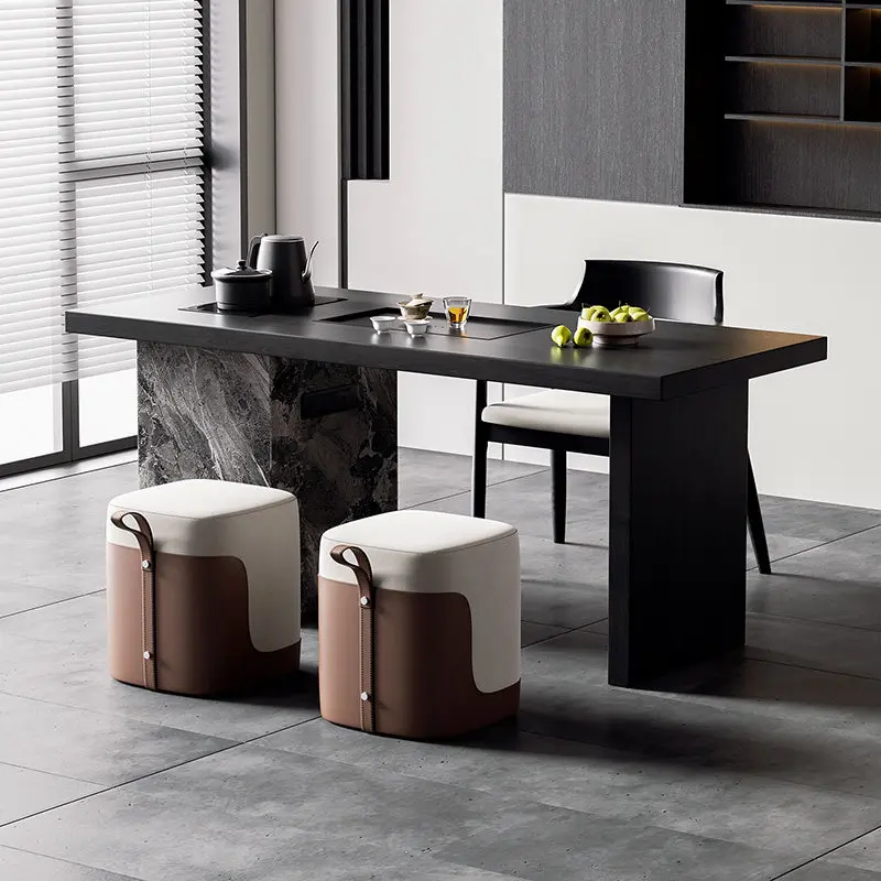 Marble Kitchen Dining Table Modern Conference Designer Chairs Dining Table Restaurant Lounge Mesas De Jantar Home Furniture
