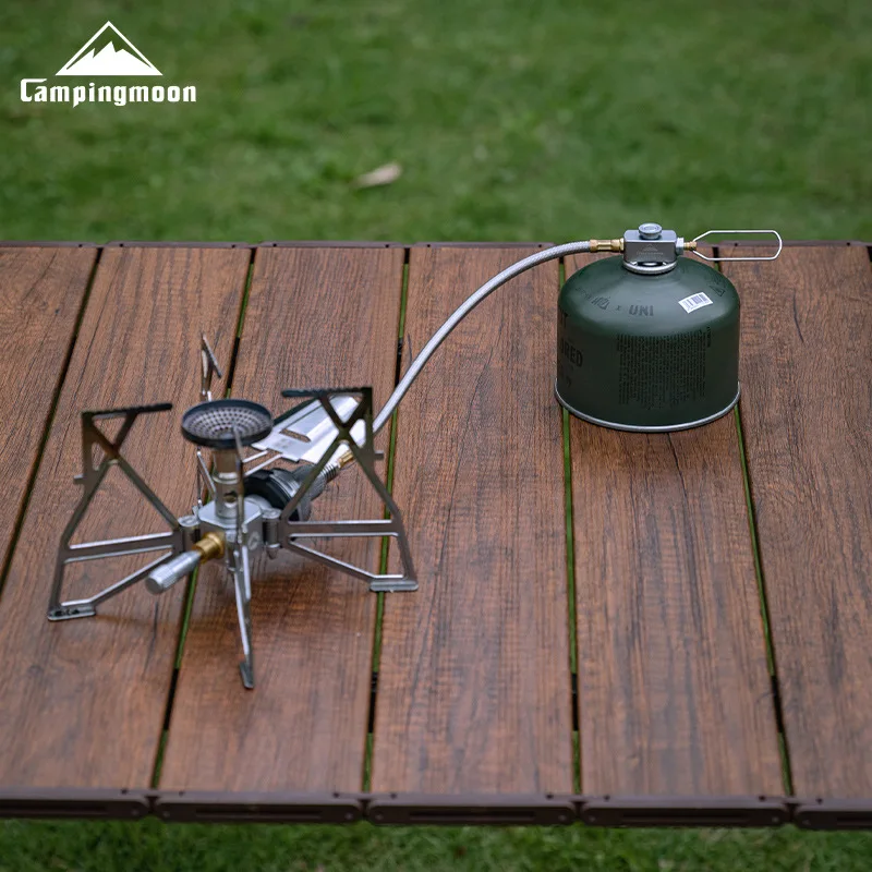 

CAMPINGMOON аксессуары для разделенной головки горелки, плоский удлинительный кабель для газовой канистры с клапаном, адаптер для удлинительной трубы для походной печи