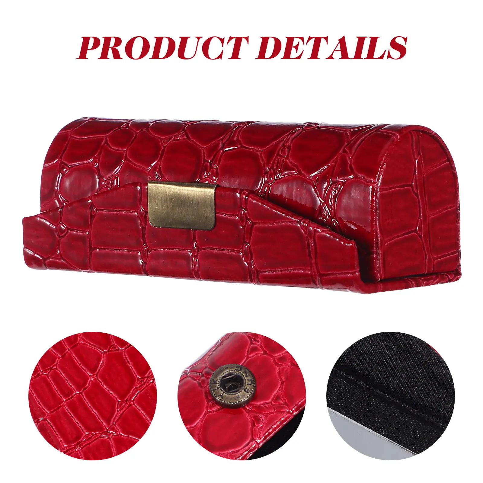 Lippenstift-etuihouder Compacte opbergruimte voor vrouwen Enkele lippenstift-organizer Draagbare mini-portemonnee-accessoire Lippenbalsem