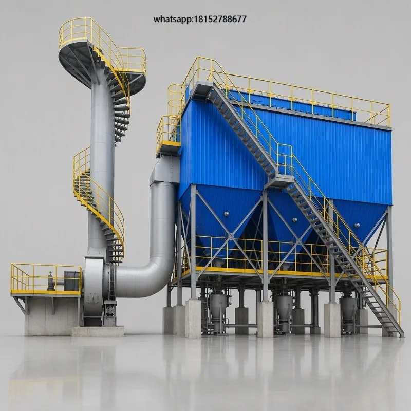 Cement Factory Power Station Flue Gas Treatment 99% Emission Control Bag Filter