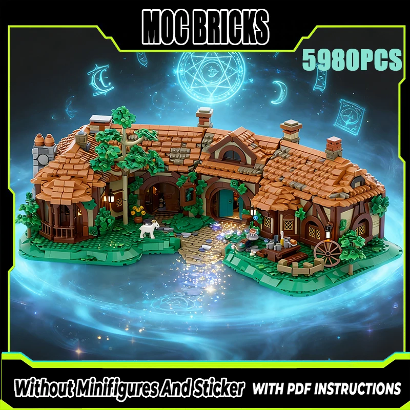 

Изысканный Новый Продукт: Конструктор MOC «Зеленый Дракон» (Сцена из фильма), Модульный Набор для Детей, Подарок, DIY-Конструктор