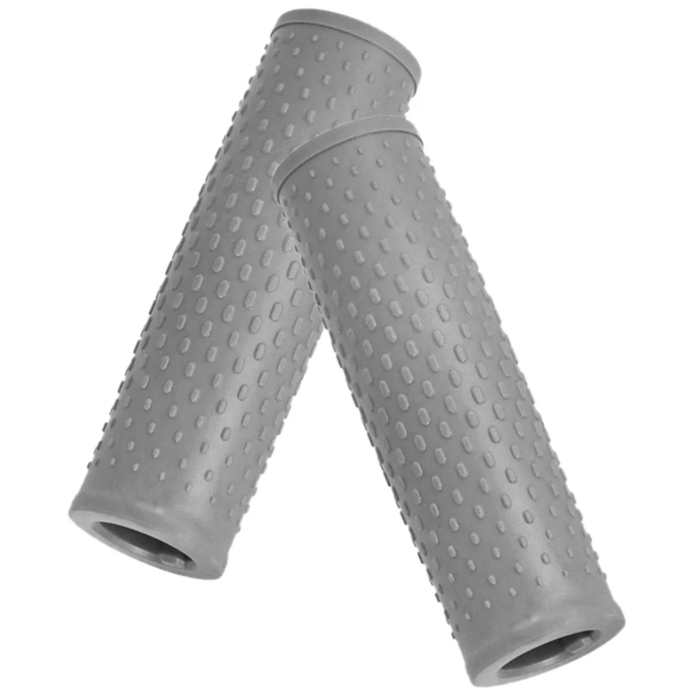 2 قطعة سيليكون سكوتر المقود القبضات امتصاص الصدمات عدم الانزلاق يغطي سكوتر مقبض حامي المقود القبضات #4