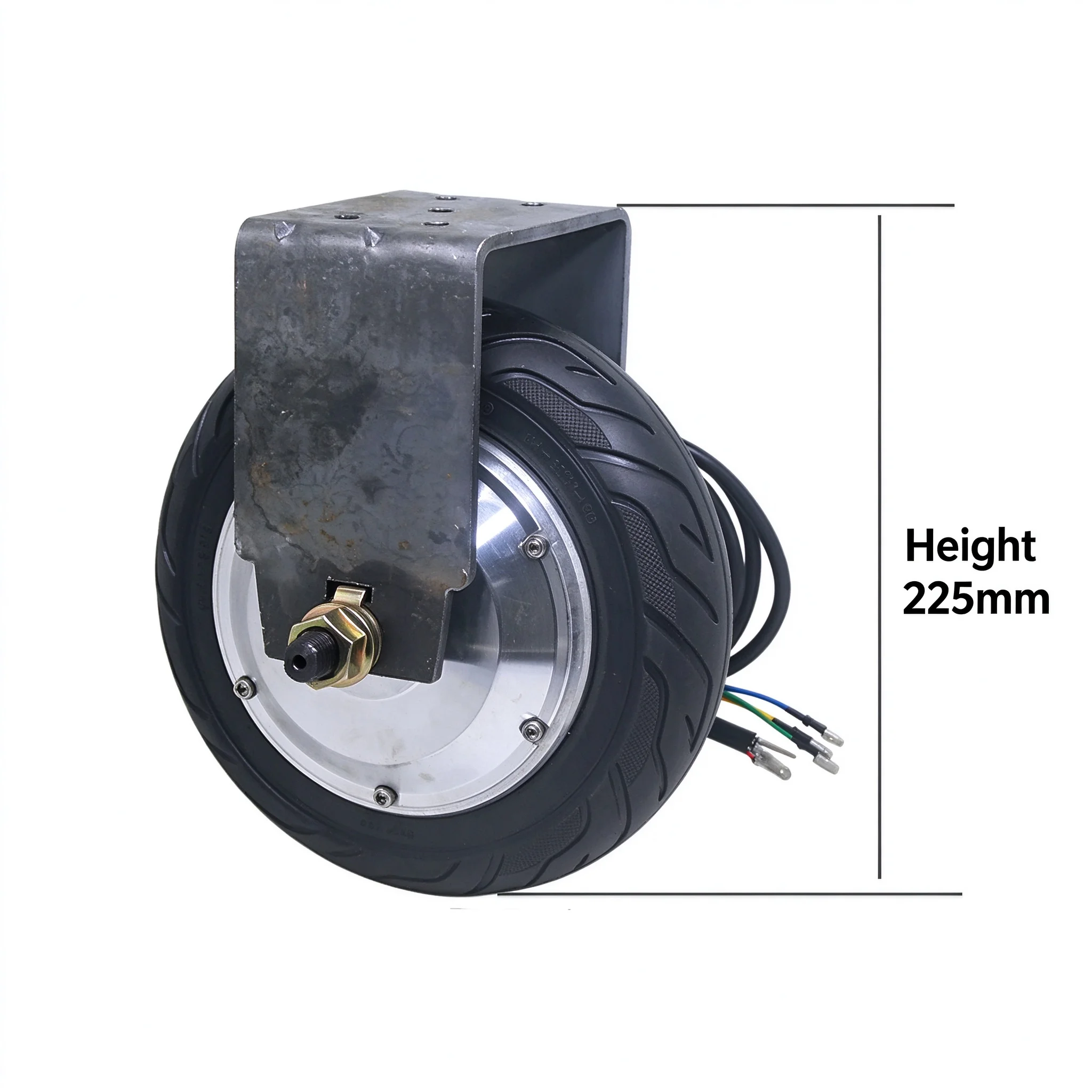 8 Inch DC Brushless Gear Hub Motor 24V 250W 36V 320W Low Speed Electric Wheel for AGV Robot Food Cart 200kg Load