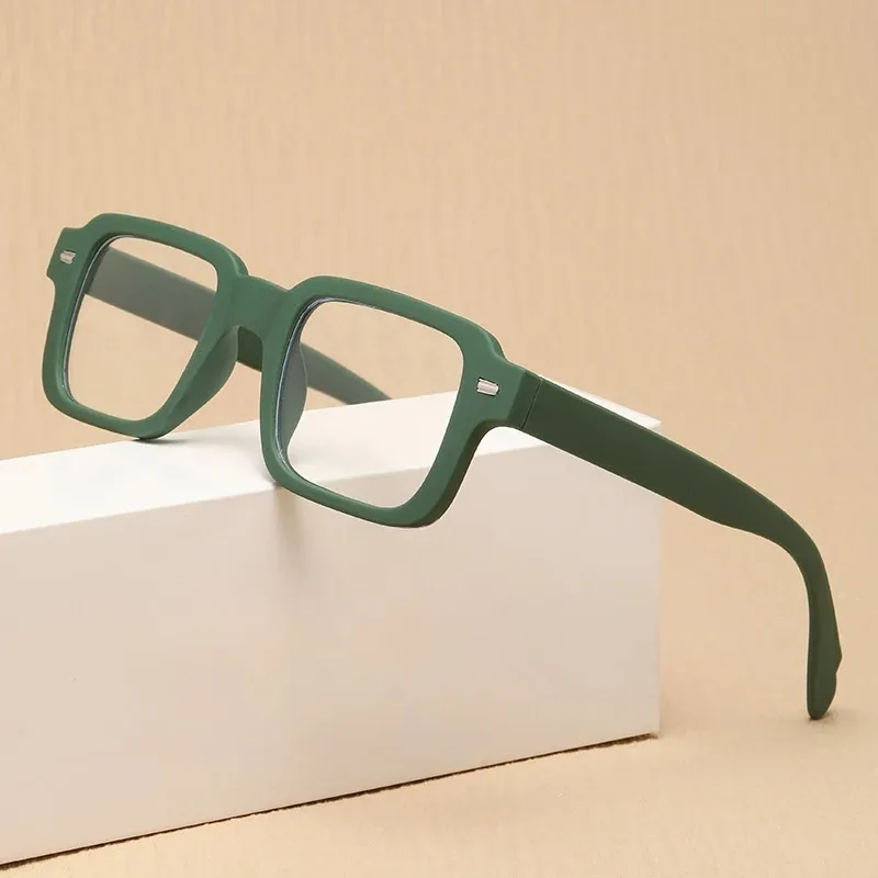 Fashion Women Reading Glasses Square Plastic Computer Anti-Blue Light Women Men Presbyopia Hyperopia Eyeglasses +1.0 +1.5 +2.0