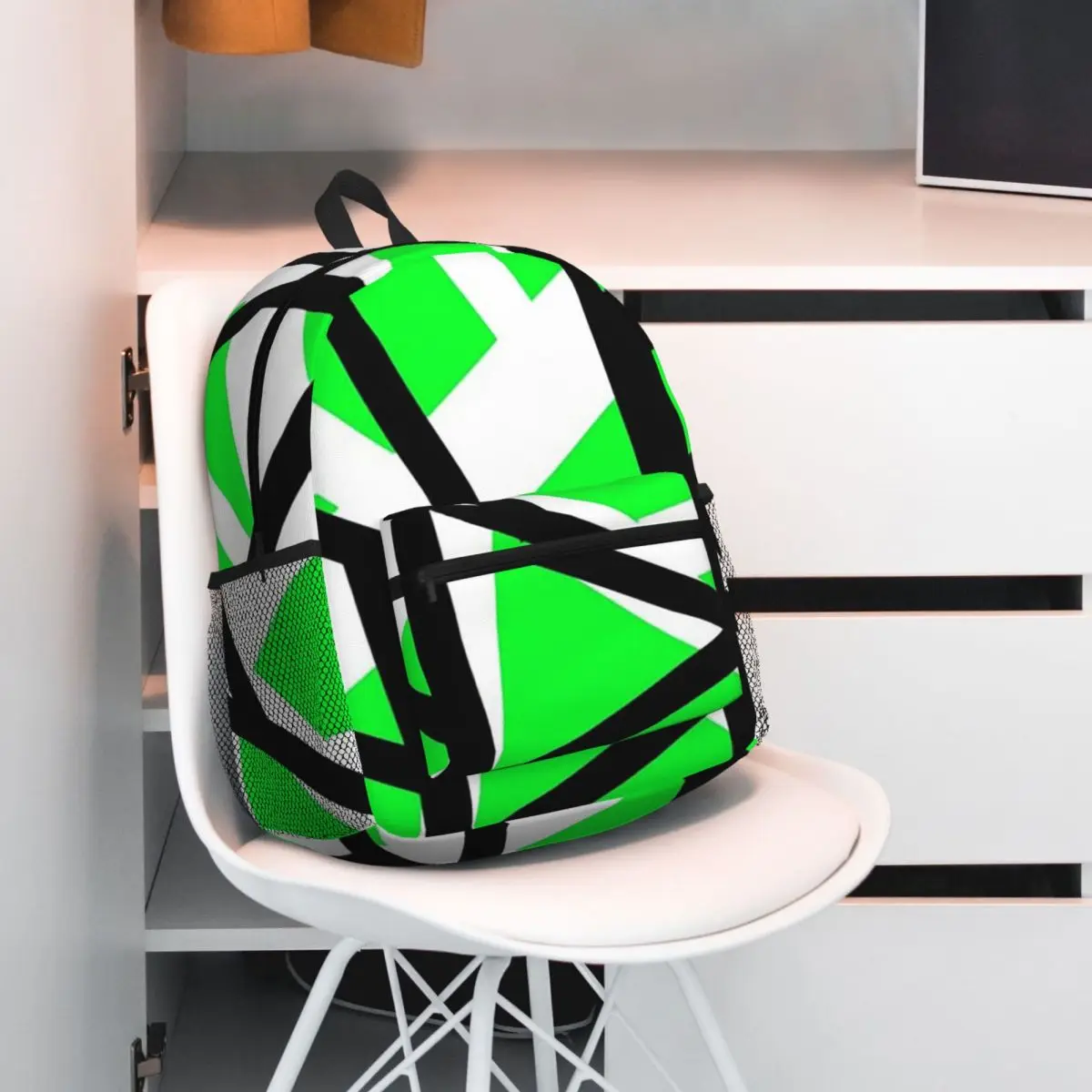 

EVH Authentic Stripes Design Backpack Student BookBag Kids School Bag Computer Shoulder Bags for Men Women