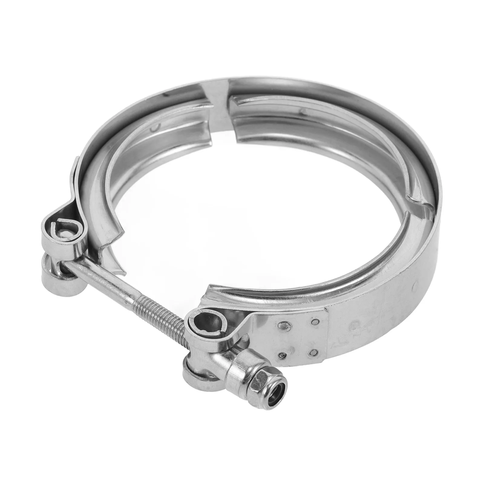 

Stainless Steel for Exhaust Tubes Silver Downpipe Retainer Bolt Clamp Exhaust Manifold Tube Clamp Muffler Mounting