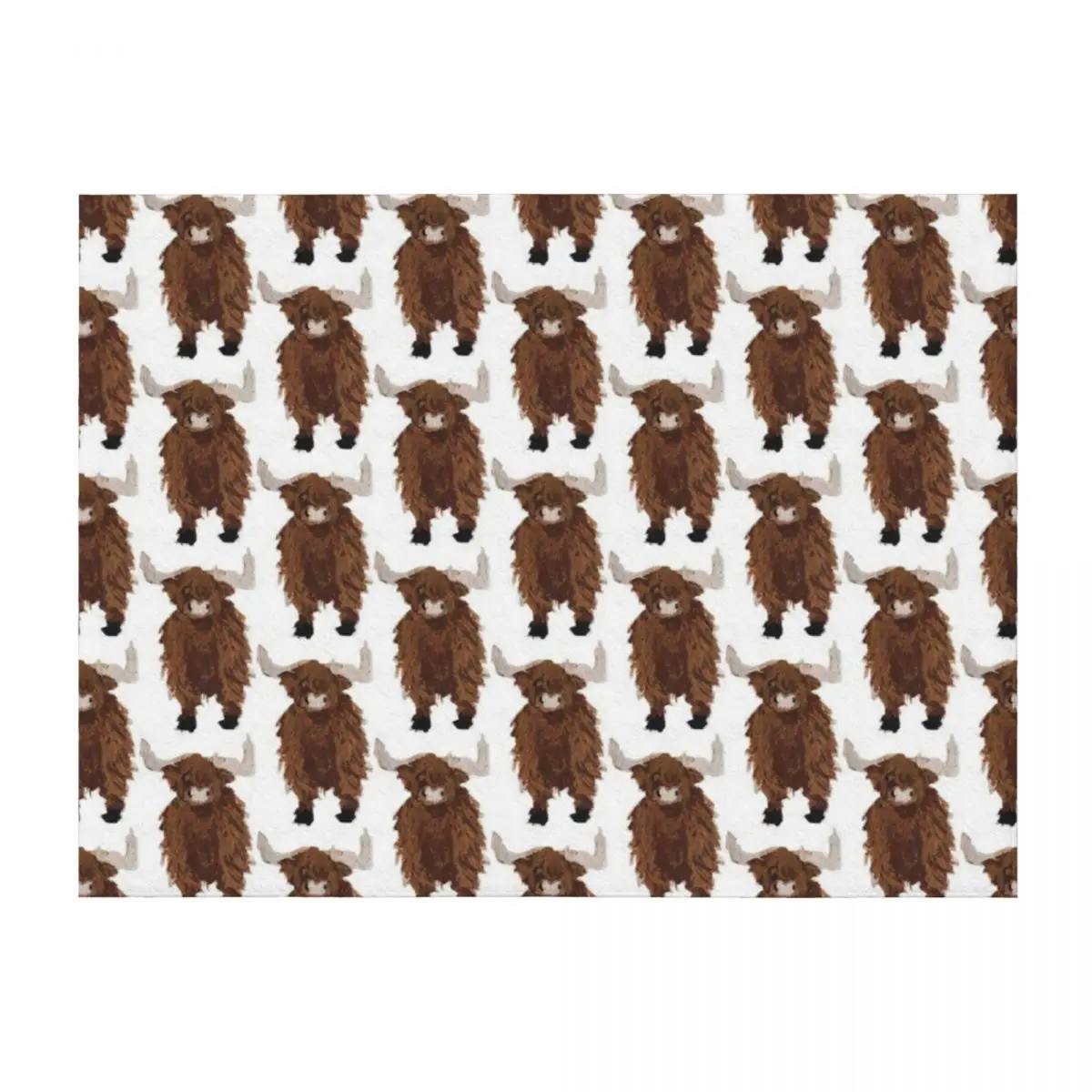 

Highland Cow Throw Blanket Decorative Beds warm winter Furrys Blankets For Bed Blankets