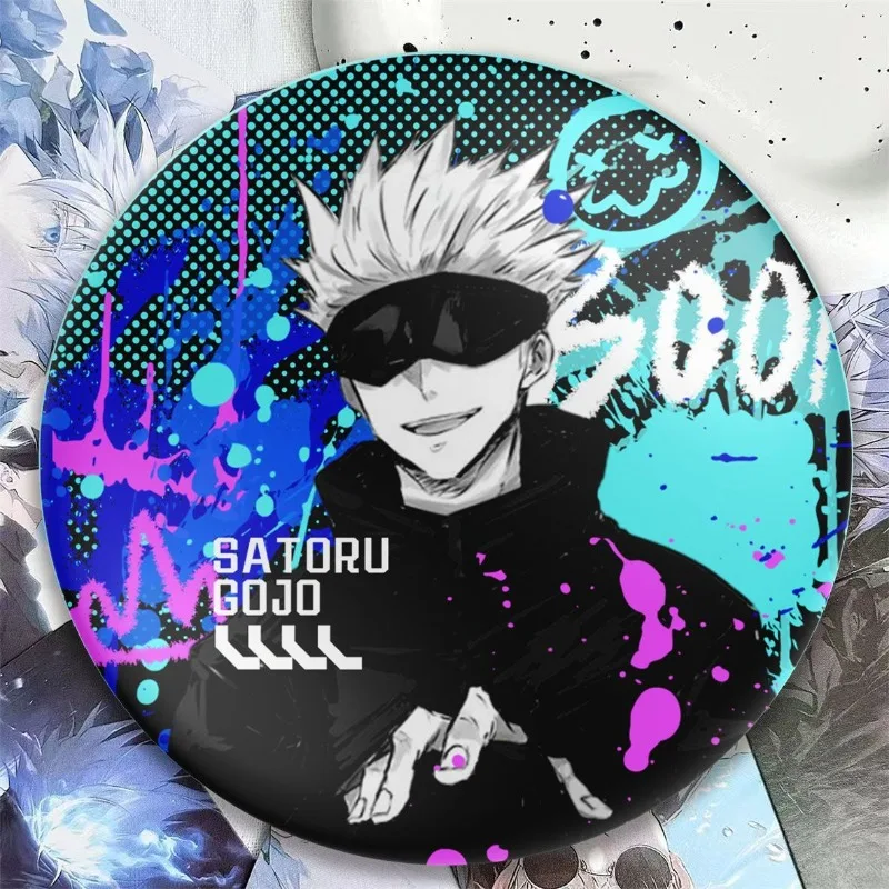 Jujutsu Kaisen Gojo Satoru Minimalistische Creatieve Film Perifere Broche Hoge Waarde Persoonlijkheid Cartoon Badge Decoratieve Hanger