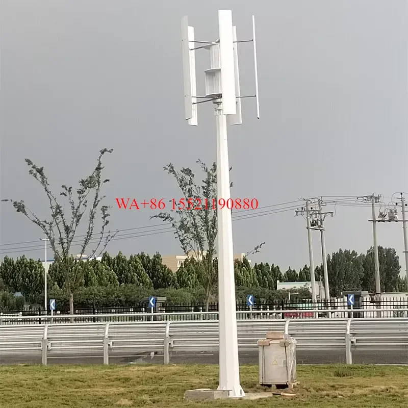 WMWMNU 30KW H Type Vertical Axis Wind Power Generator Small Wind Turbine System with 7.5M Rotor Diameter and 220/380V Output