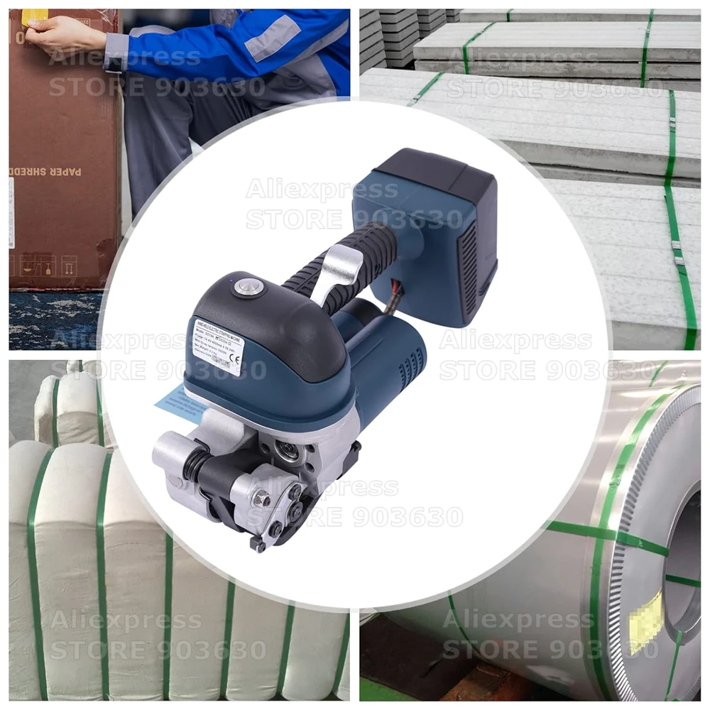 Outil de cerclage de batterie portatif PP PET, Machine de cerclage de ceinture en plastique, Machine de cerclage d'emballage, combine la sangle de tension DD19A