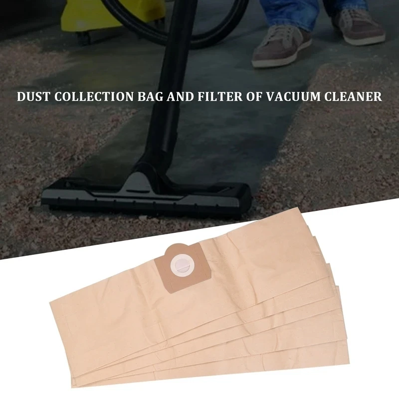 For Karcher WD3/MV3/WV3/WV4/WD3200/SE4002/A2200 Robot Vacuum Cleaner Dust Bags Spare Parts Paper Bag Replacement Accessories