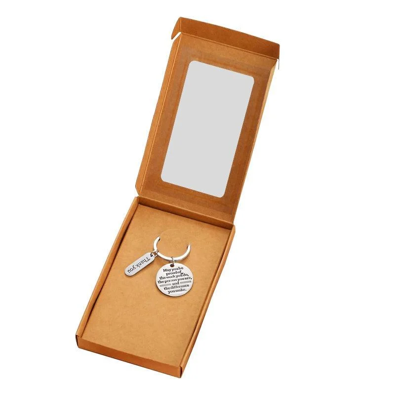 AttireTrove10PCS Window Folding Paper Box For Kraft Paper Postcard Photo Frame Holiday Greeting Card Candy Biscuit Packing Box
