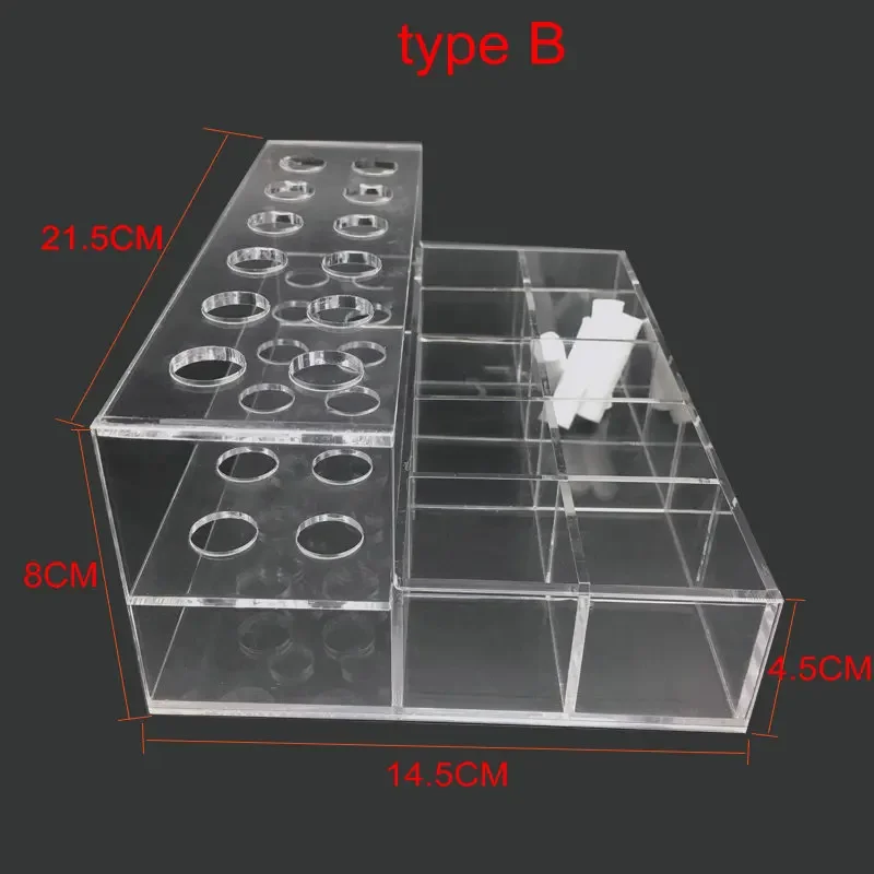 1Pc laboratorium dentystyczne akrylowy Organizer uchwyt dentystyczny do strzykawki żywica klej aplikator Dispen dentysta narzędzia