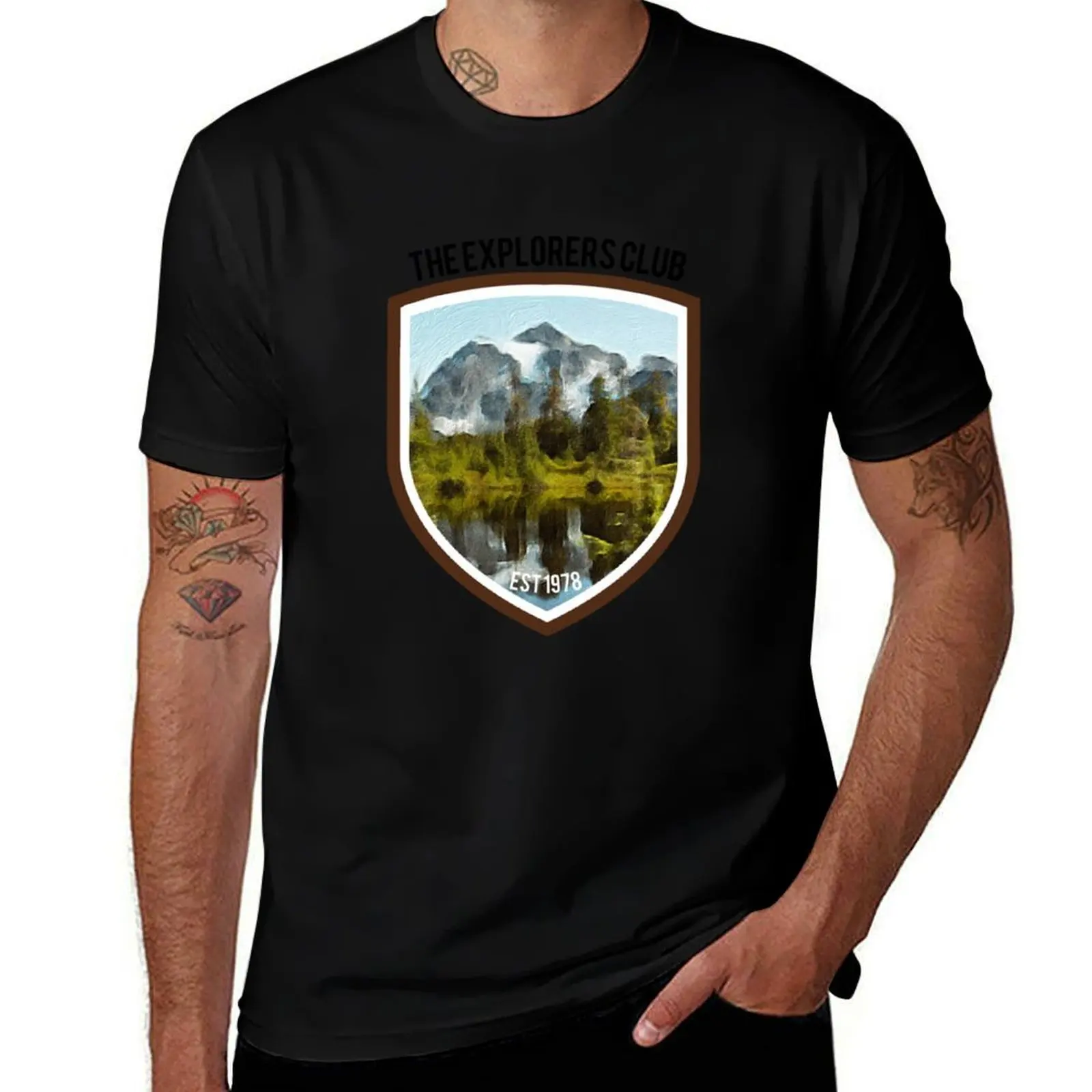

Explorers Club T-Shirt cute clothes Short sleeve tee anime clothes summer shirt mens graphic t-shirts
