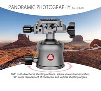 KINGJOY C81+B10 10X Carbon Fiber DSLR Tripod Professional Photography Camera Tripe with Aluminum 360° Ball Head